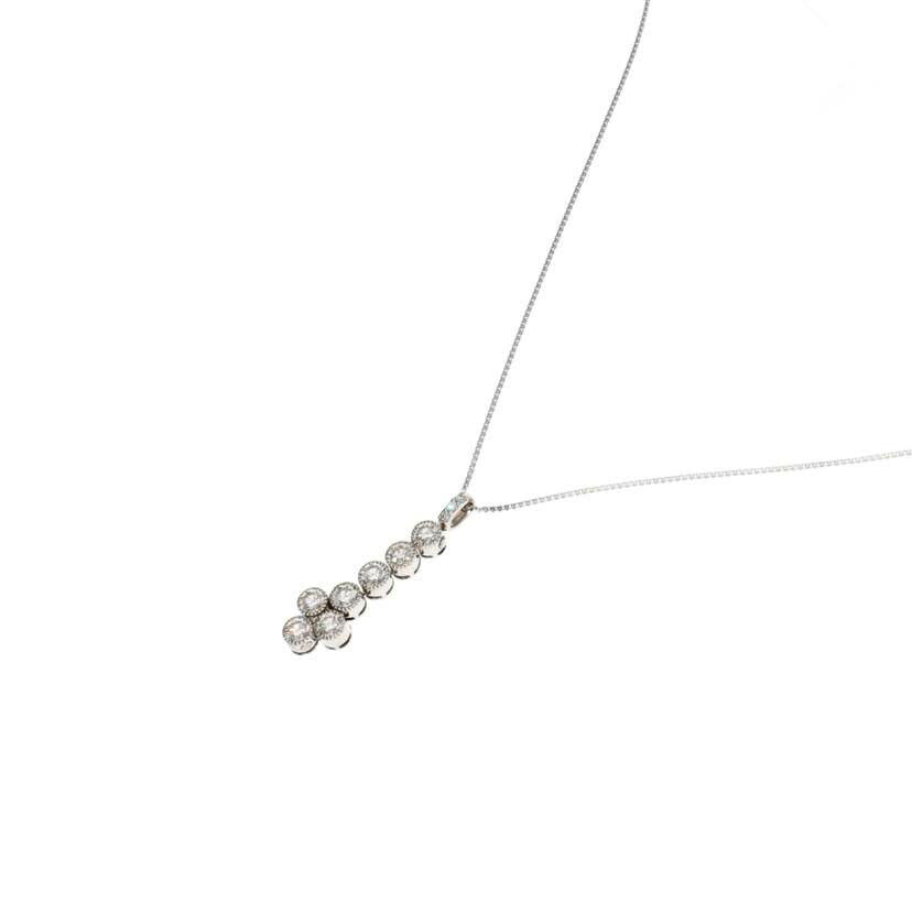 / K18WGダイヤネックレス 1.00ct//Aランク/75