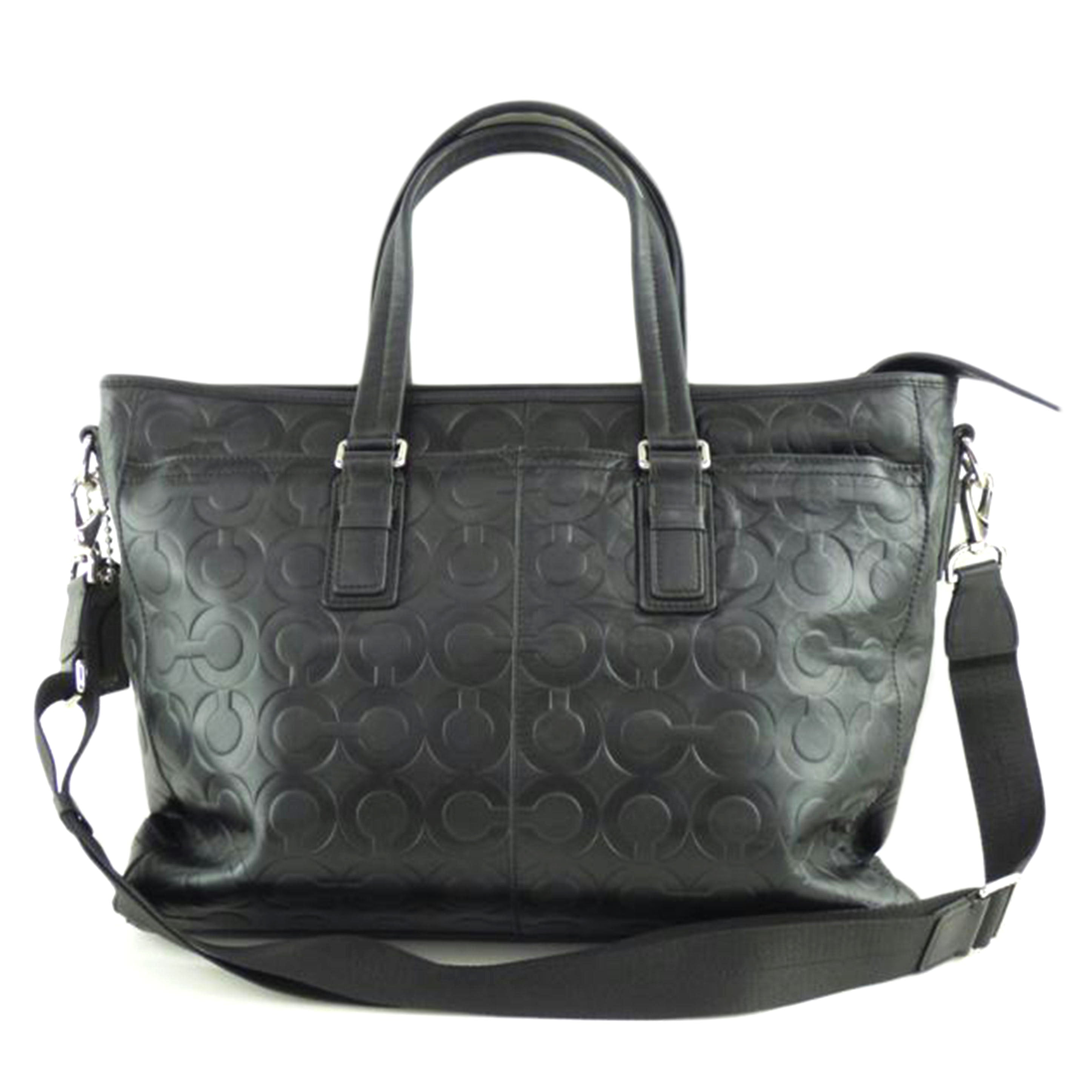 COACH コーチ/オプアートレザー ビジネスバッグ/70253//L1093/ABランク/64