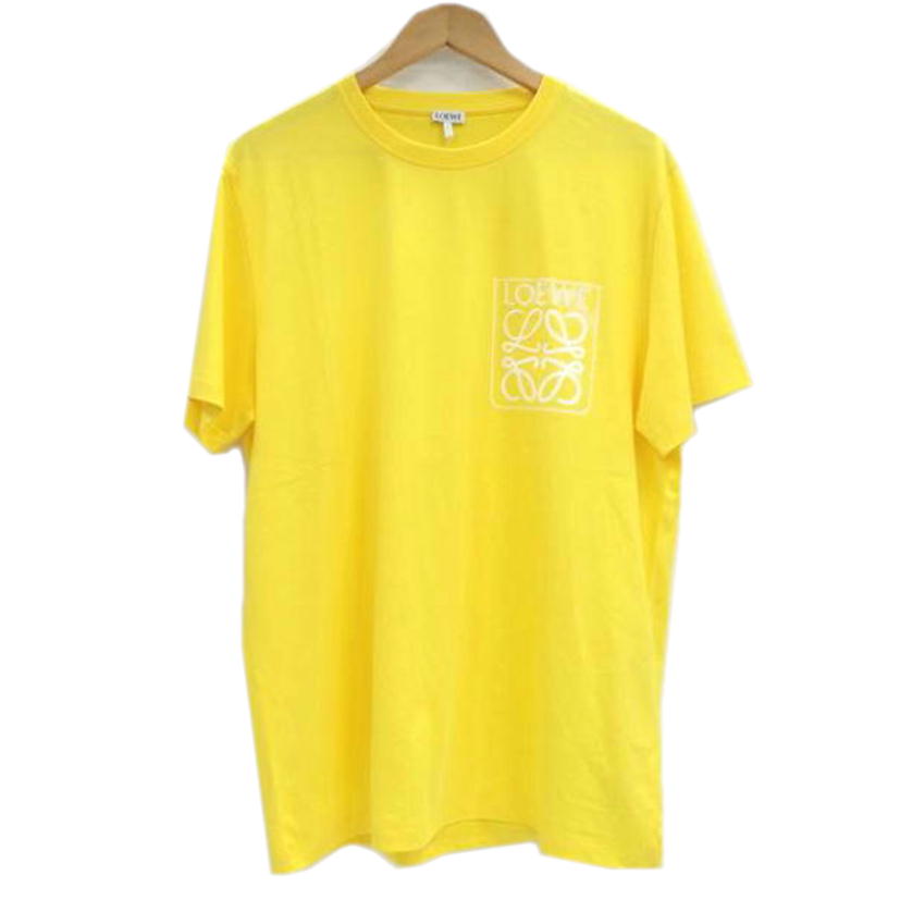 LOEWE ロエベ/アナグラムフェイクポケットTシャツ/イエロー/H526Y22X25//SAランク/82