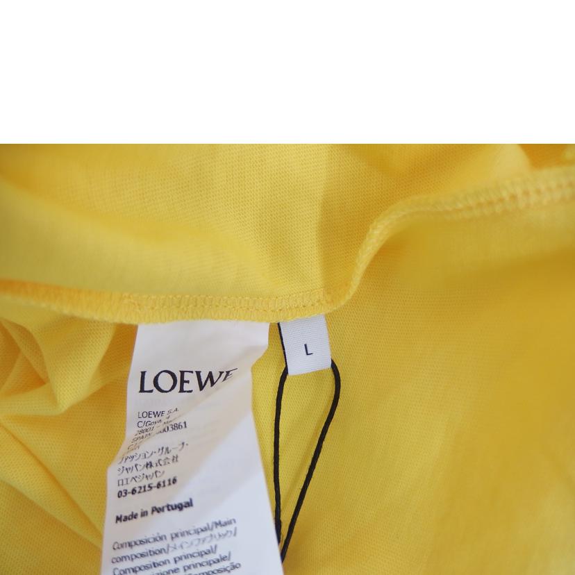 LOEWE ロエベ/アナグラムフェイクポケットTシャツ/イエロー/H526Y22X25//SAランク/82