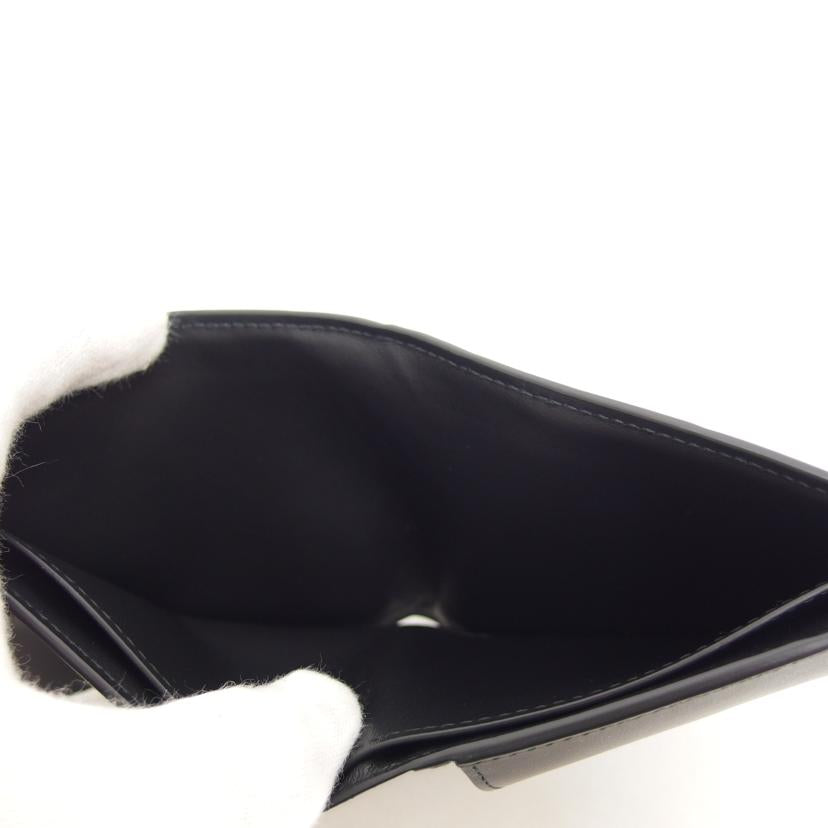 BOTTEGA VENETA ボッテガヴェネタ/イントレチャート/コインパース付き二つ折り財布/ブラック/605722//Aランク/04