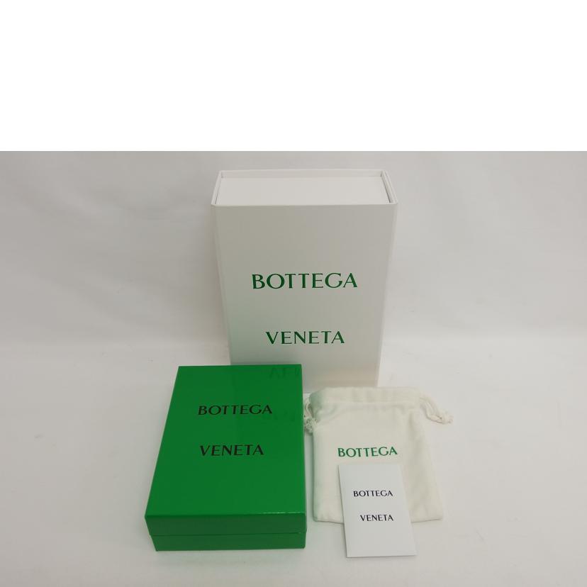 BOTTEGA VENETA ボッテガヴェネタ/イントレチャート/コインパース付き二つ折り財布/ブラック/605722//Aランク/04