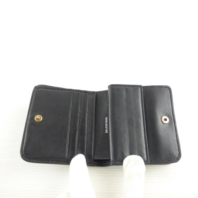 BALENCIAGA バレンシアガ/2つ折りレザー財布/BC594216//Bランク/64