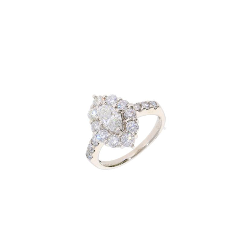 /◎ PT900ダイヤリング0.709/1.13ct//Aランク/75