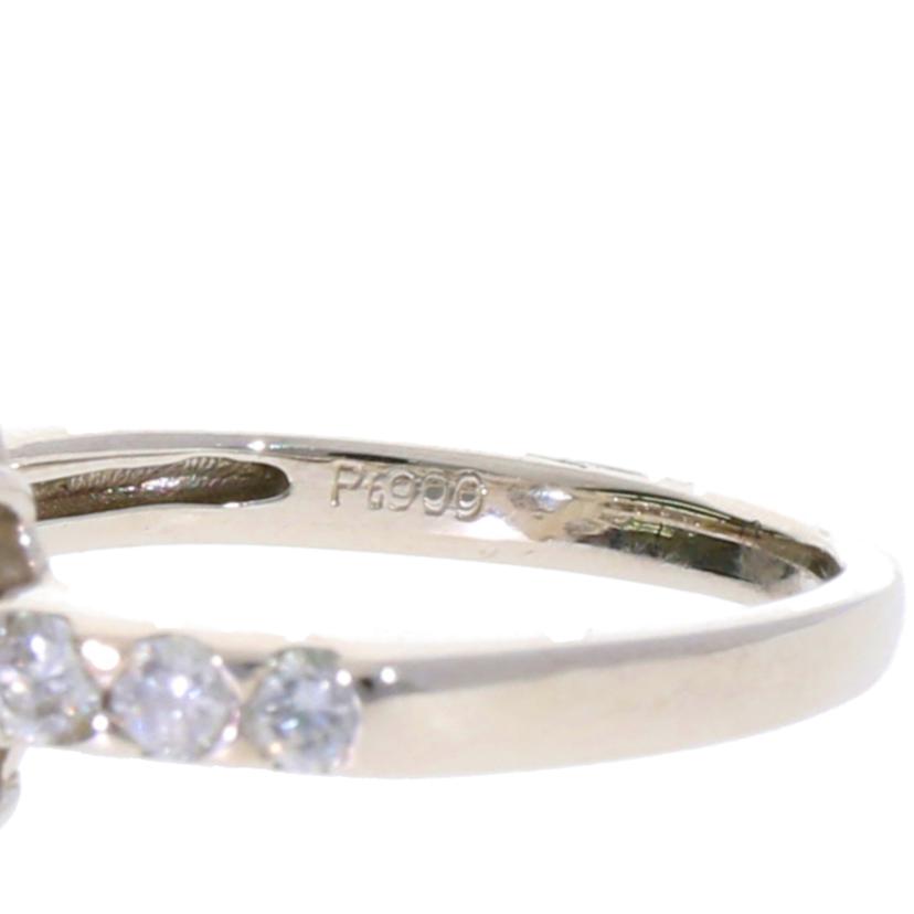 /◎ PT900ダイヤリング0.709/1.13ct//Aランク/75