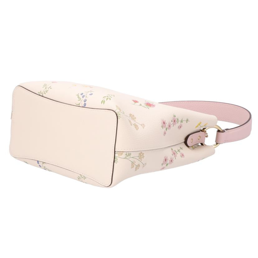 COACH コーチ/ワイルドフラワーレザースモールタウンバケットバッグ/C3598//A2180/Aランク/75