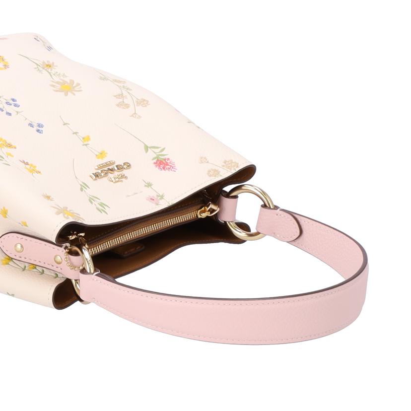 COACH コーチ/ワイルドフラワーレザースモールタウンバケットバッグ/C3598//A2180/Aランク/75
