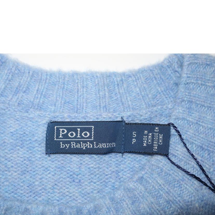 Ralph Lauren ラルフローレン/サイドスリーブウールカシミアセーター/Sサイズ/ライトブルー レディースインナー/WMPOSWENC020732//SAランク/65