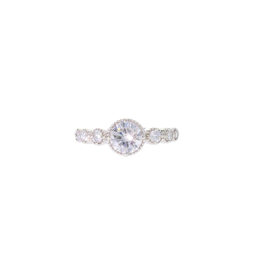 /◎ PT900ダイヤリング1.008/0.25ct//Aランク/75