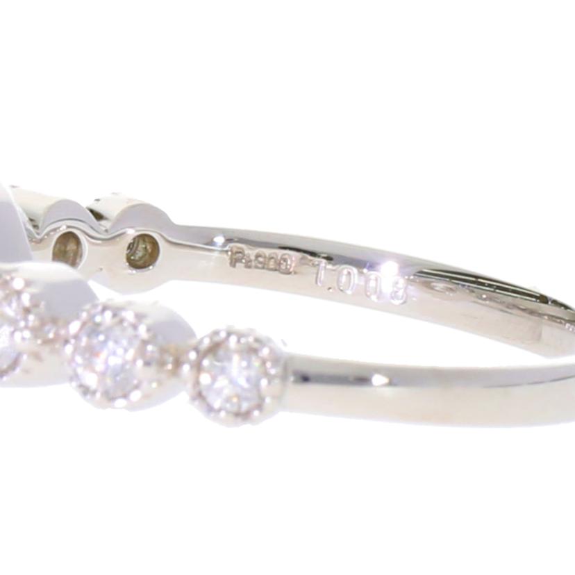/◎ PT900ダイヤリング1.008/0.25ct//Aランク/75