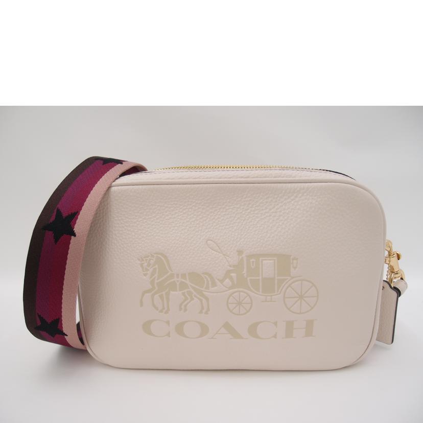 COACH コーチ 白 斜め掛け /ジェスペブルドレザーWジップショルダー/ホワイト/75818//J2279/SAランク/69