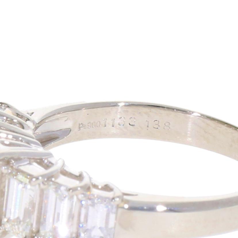 /◎ PT900ダイヤリング1.133/1.38ct//Aランク/75