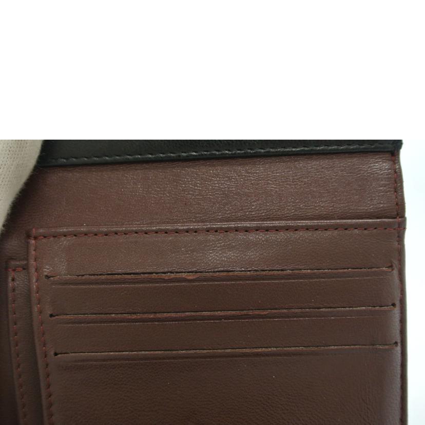 CHANEL シャネル/マトラッセ 二つ折り財布 黒//23746547/ABランク/87