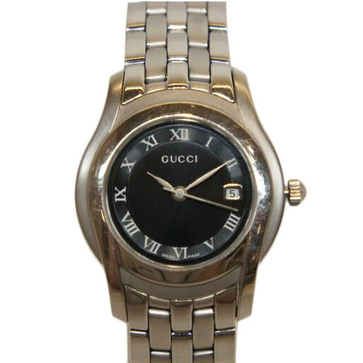 GUCCI グッチ/Gクラスデイトブラック/レディース/クオーツ/5500L//015****/ABランク/92