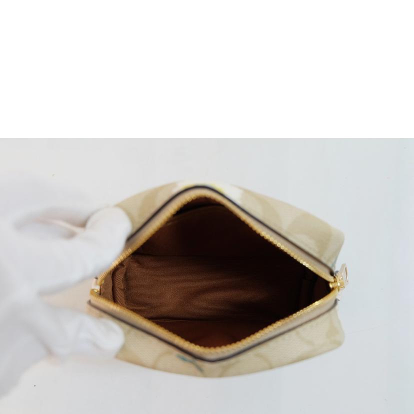 COACH コーチ/PVCシグネチャーミニポーチ/C3054//A21**/Aランク/71