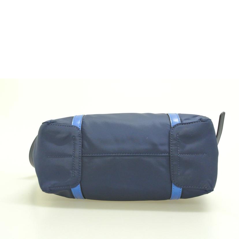 TORY BURCH トリーバーチ/ナイロン2WAYバッグ 紺青茶/100005608//05-19/ABランク/87
