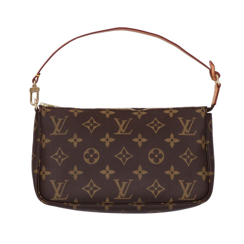 LOUIS VUITTON ルイヴィトン ルイ・ヴィトン ビトン ショルダーバッグ ハンドバッグ トートバッグ ポーチ ブラウン メンズ レディース 定番 人気 LV 斜め掛け 肩がけ/旧型ポシェット・アクセソワール/モノグラム/M51980//AR0***/Aランク/75