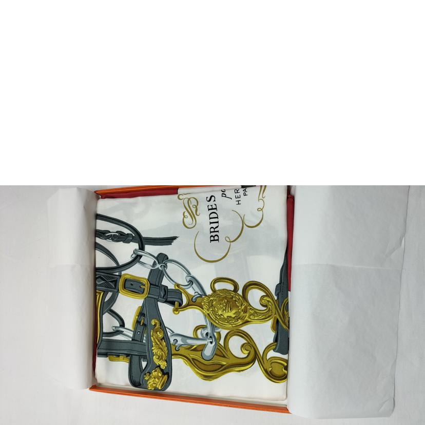 HERMES エルメス/カレ90 BRIDES de GALA スカーフ//ABランク/52
