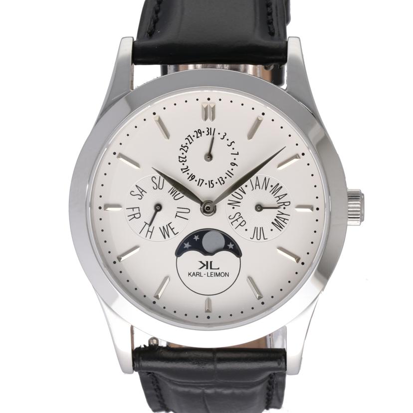 KARL LEIMON カルレイモン/クラシックムーンフェイズ/クォーツ/MADE IN JAPAN//ABランク/75
