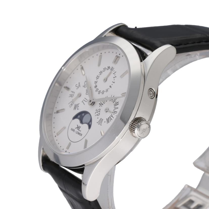 KARL LEIMON カルレイモン/クラシックムーンフェイズ/クォーツ/MADE IN JAPAN//ABランク/75