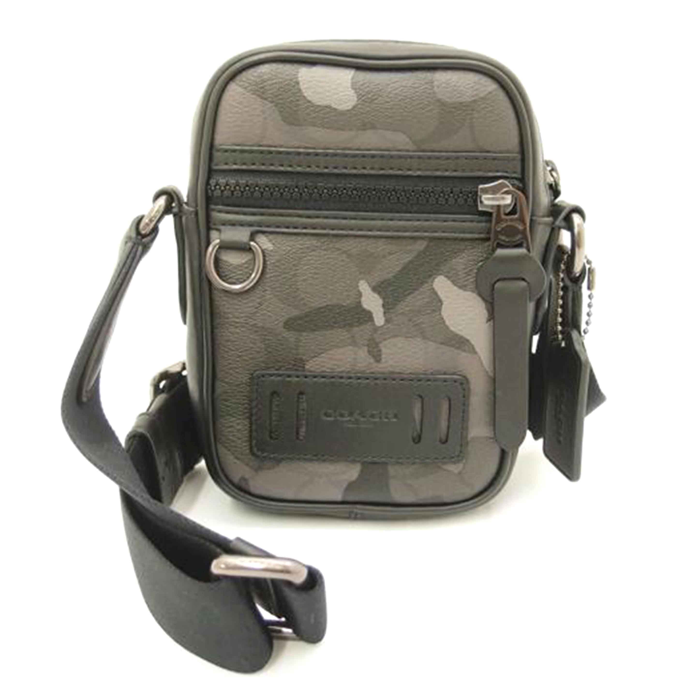 COACH コーチ 黒 迷彩 ショルダー /カモフラージュミニポシェット/ブラック/F79910//H1961/SAランク/69
