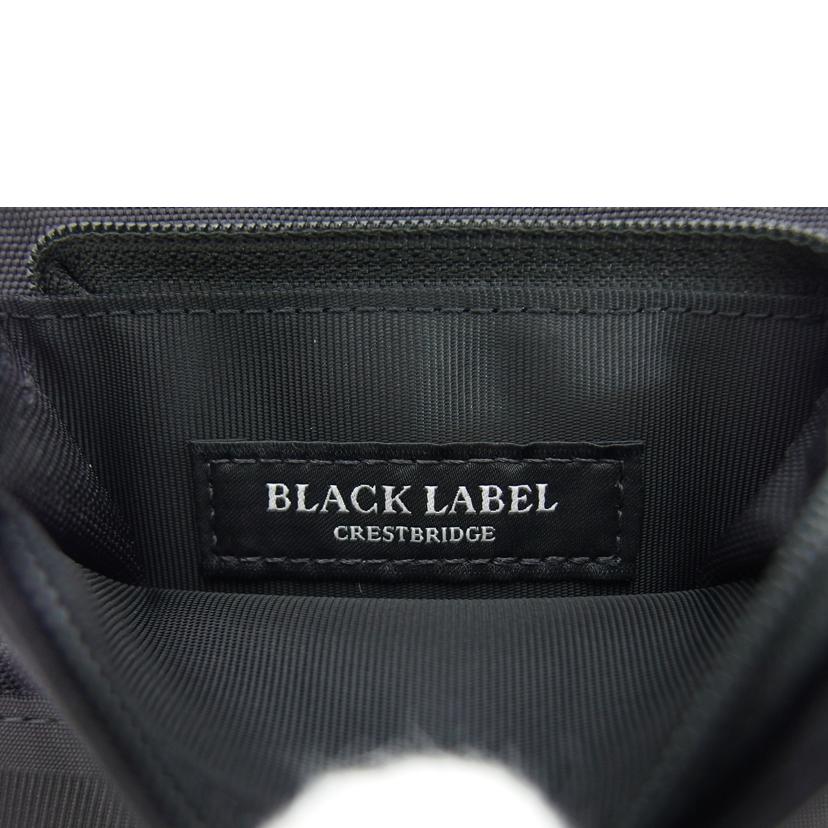 BLACK LABEL ブラックレーベル/ナイロンミニサコッシュ/ブラック//Aランク/04
