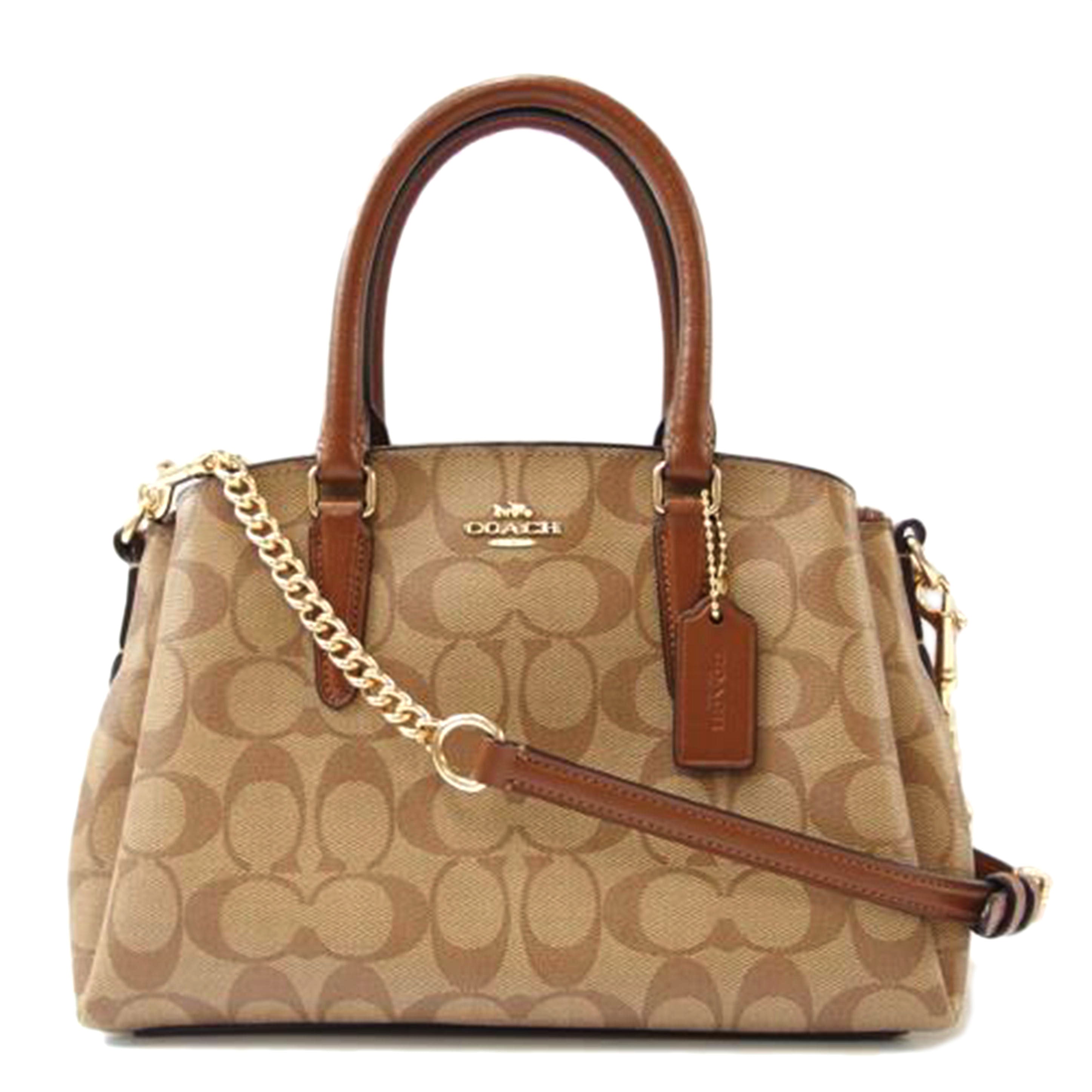 COACH コーチ/ラグジュアリーシグネチャーミニセージキャリーオール/F29434//G1823/Aランク/83