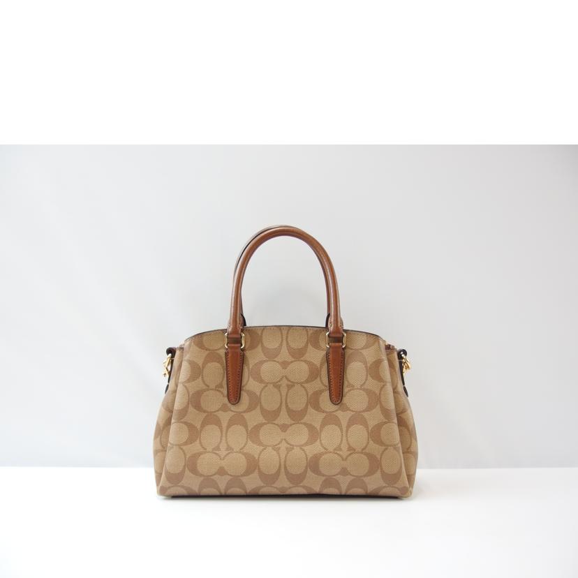 COACH コーチ/ラグジュアリーシグネチャーミニセージキャリーオール/F29434//G1823/Aランク/83