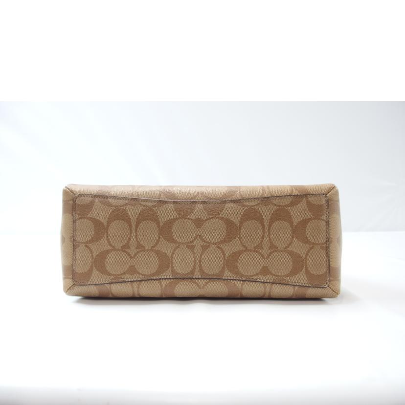 COACH コーチ/ラグジュアリーシグネチャーミニセージキャリーオール/F29434//G1823/Aランク/83