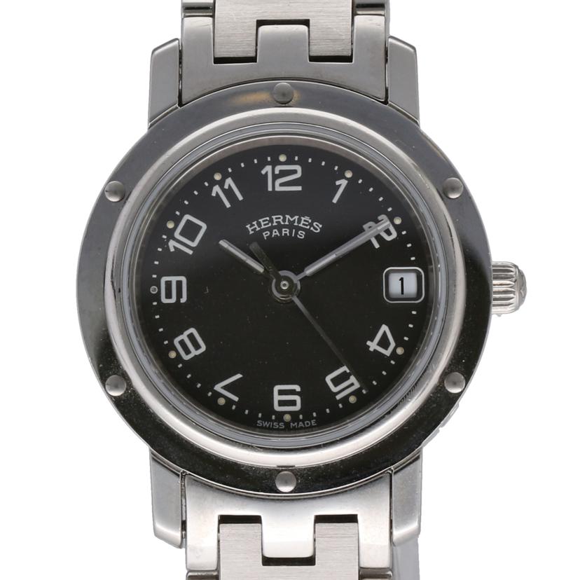 HERMES エルメス/クリッパー・グレー/レディース/クオーツ/CL4.210//1414102/ABランク/75