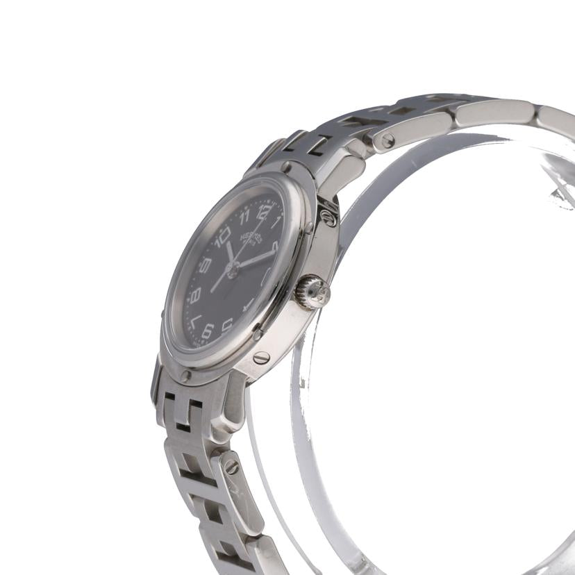 HERMES エルメス/クリッパー・グレー/レディース/クオーツ/CL4.210//1414102/ABランク/75