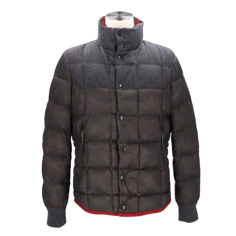 MONCLER モンクレール/ウール切替ダウンジャケット/A20914137685/1/メンズアウター/BCランク/75【中古】