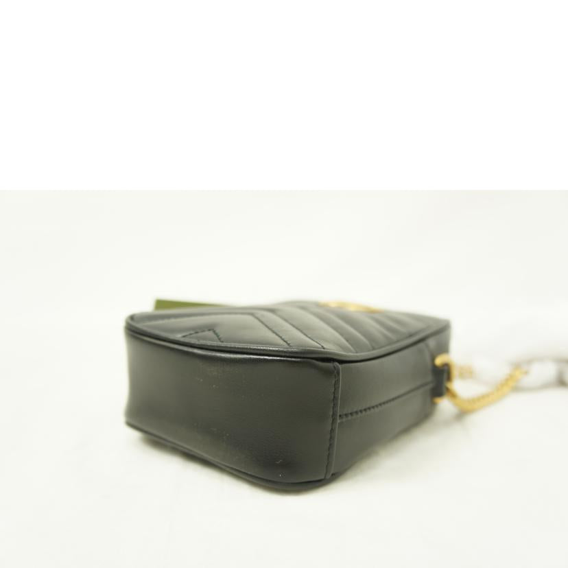 GUCCI グッチ/GGマーモント/ミニチェーンショルダー/598597//0416/SAランク/78