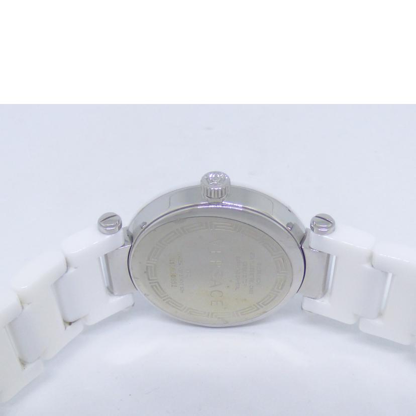 VERSACE ヴェルサーチ/レイヴ・ホワイトセラミック/レディース/クオーツ/92Q//K13050552/Aランク/64