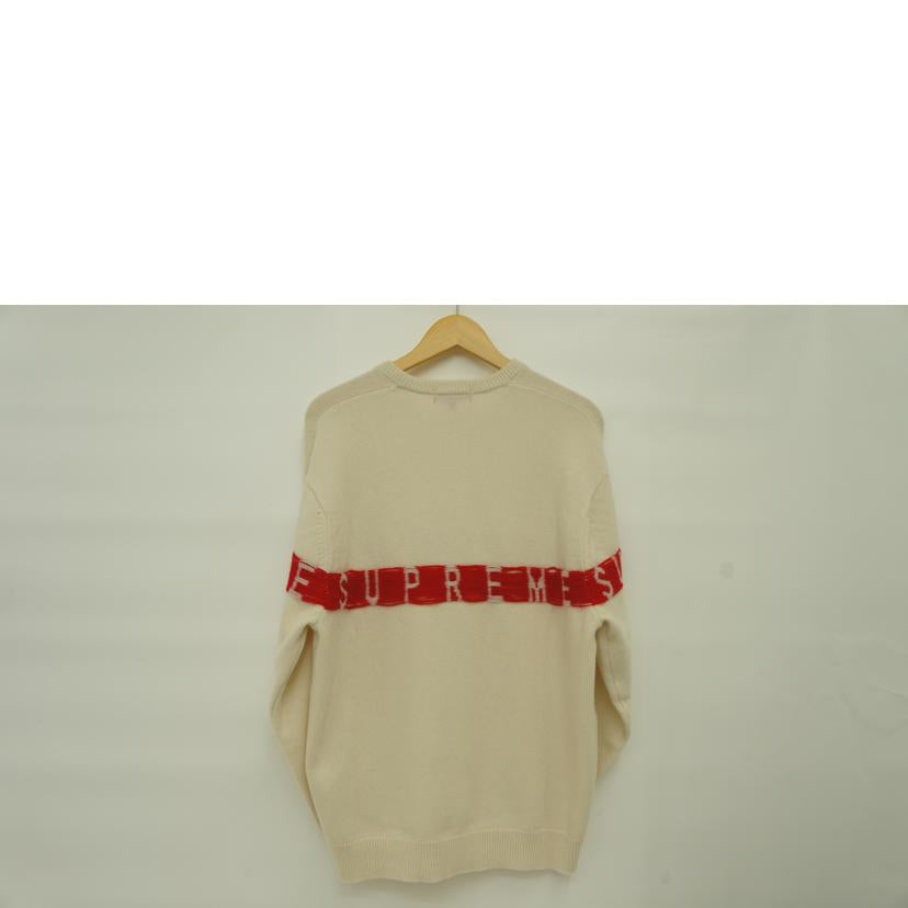 SUPREME シュプリーム/Inside Out Logo Sweater WHT/RED//ABランク/09
