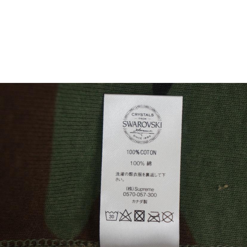 SUPREME シュプリーム/スワロフスキーSロゴパーカー CAMO//ABランク/09