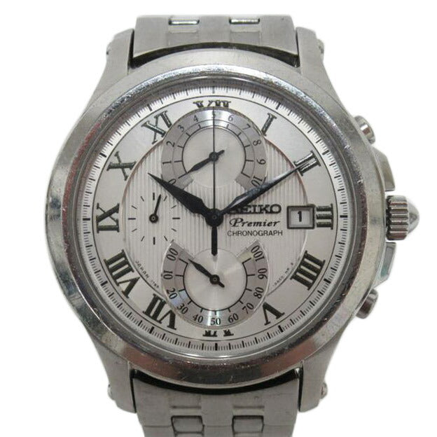 SEIKO/メンズウォッチ/Premier/クォーツ/7T85-0AC0//330446/Cランク/63