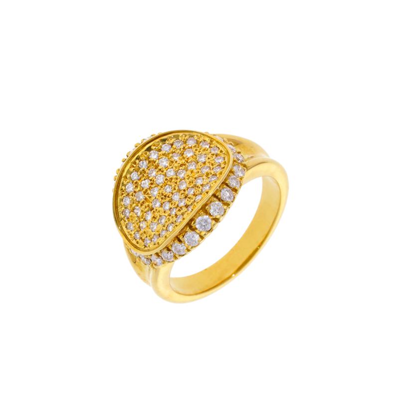 / K18ダイヤリング0.78ct/#10.5/7.6//Aランク/75