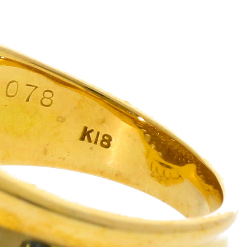 / K18ダイヤリング0.78ct/#10.5/7.6//Aランク/75