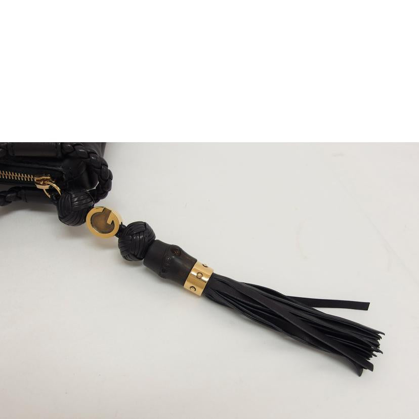 GUCCI グッチ/タッセルチャーム/ハンドバッグ/ブラック/263952//520281/Aランク/04