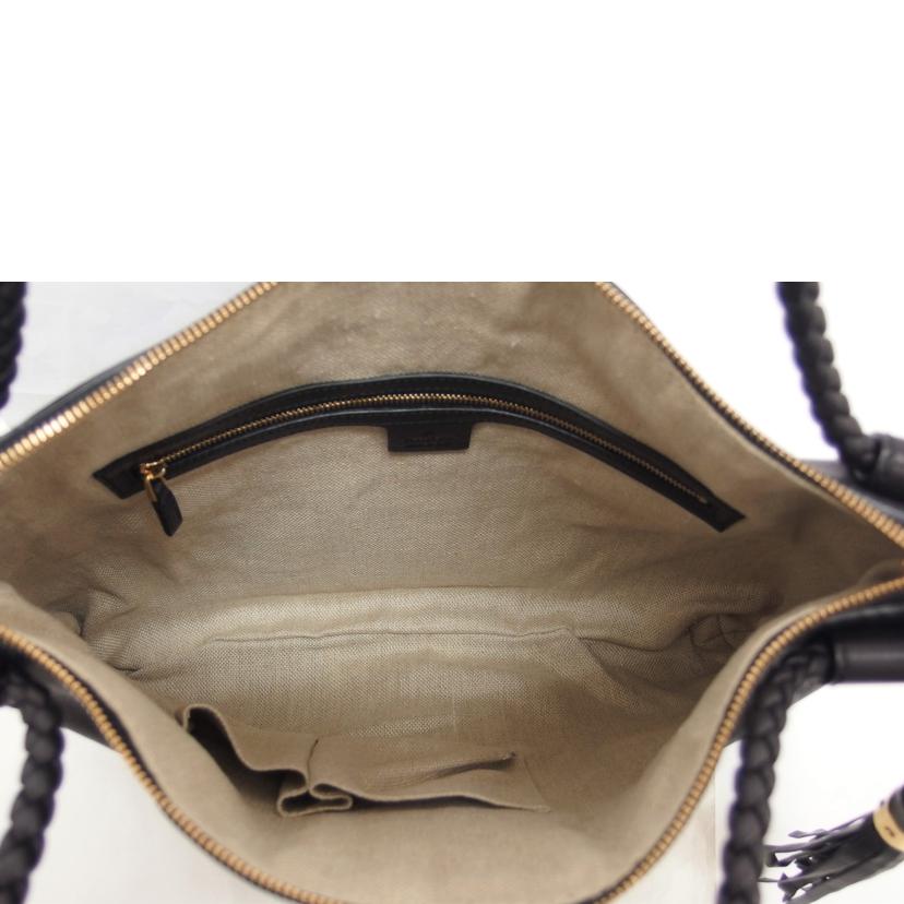 GUCCI グッチ/タッセルチャーム/ハンドバッグ/ブラック/263952//520281/Aランク/04