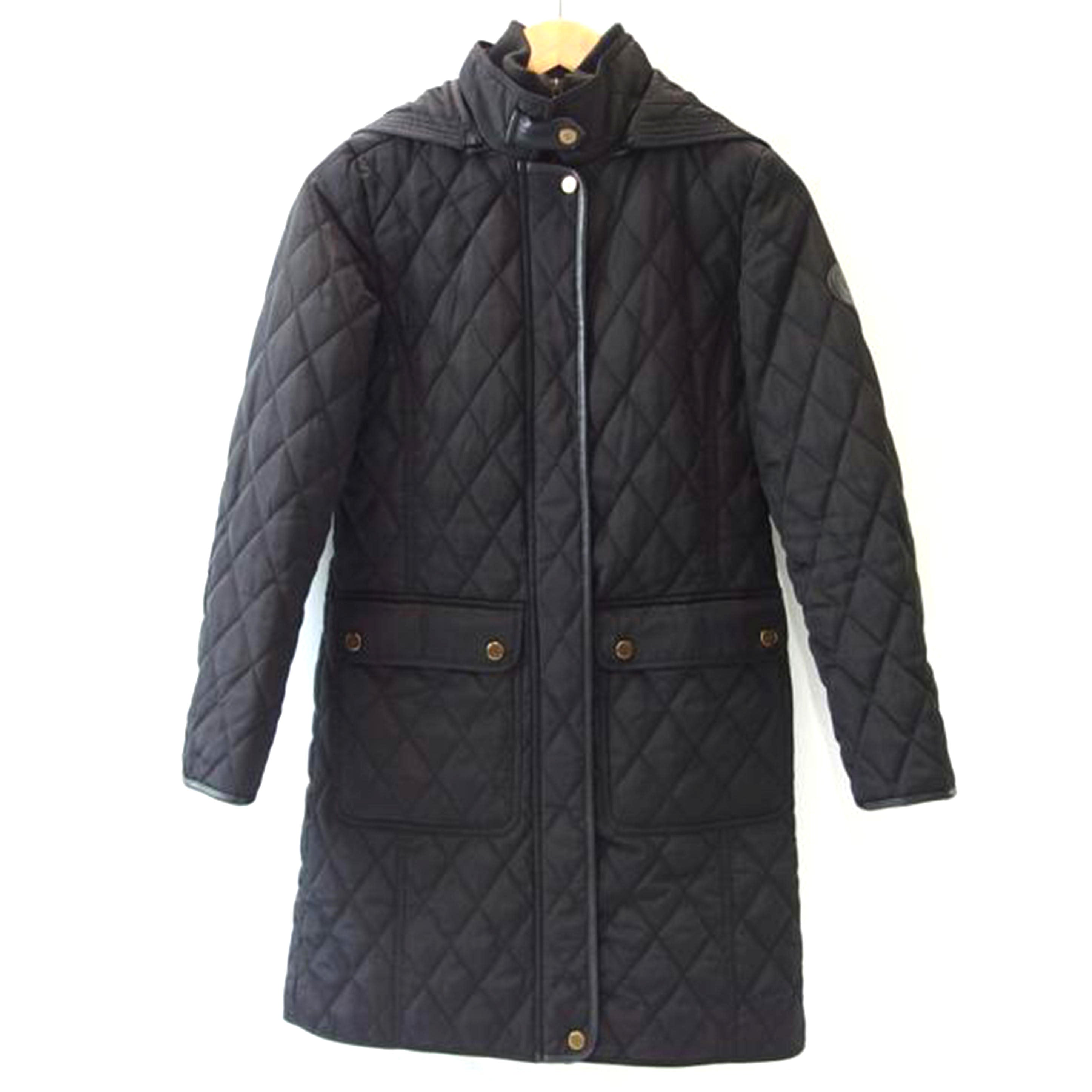 LAUREN/LAUREN RALPH LAUREN キルティング中綿 フーデッドコート ブラック サイズXXS/74530A//ABランク/83