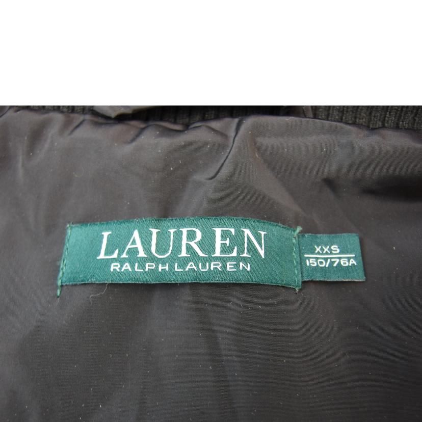 LAUREN/LAUREN RALPH LAUREN キルティング中綿 フーデッドコート ブラック サイズXXS/74530A//ABランク/83