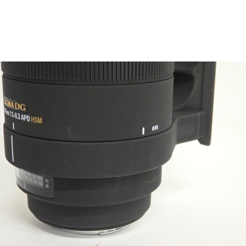 SIGMA シグマ/交換レンズ/150-500mm DG OS HSM/APO 150-500mm F5-6.3 DG OS HSM//1004350/Cランク/95