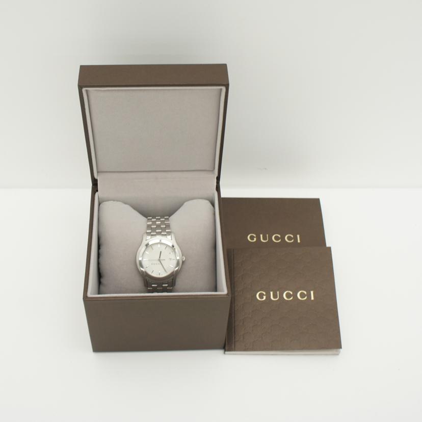 GUCCI グッチ/Gクラス・シルバー/メンズ/クオーツ/YA055212//129*****/Bランク/75