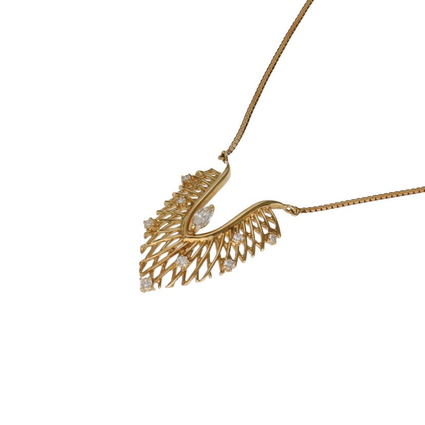 / K18ダイヤネックレス0.40ct//Aランク/75