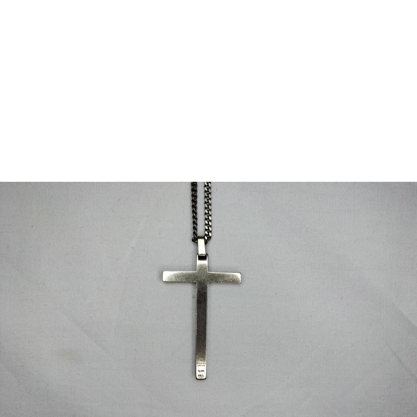 GUCCI グッチ/ディアマンテ クロス ネックレス Ag925//ABランク/52