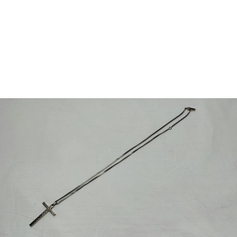 GUCCI グッチ/ディアマンテ クロス ネックレス Ag925//ABランク/52