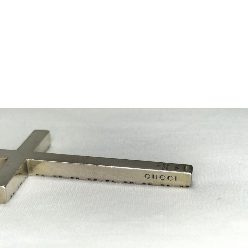 GUCCI グッチ/ディアマンテ クロス ネックレス Ag925//ABランク/52