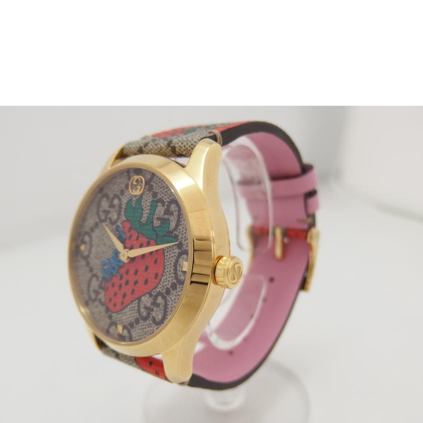 GUCCI グッチ/Gタイムレス・ストロベリー/クォーツ/126.4//17767580/Aランク/82